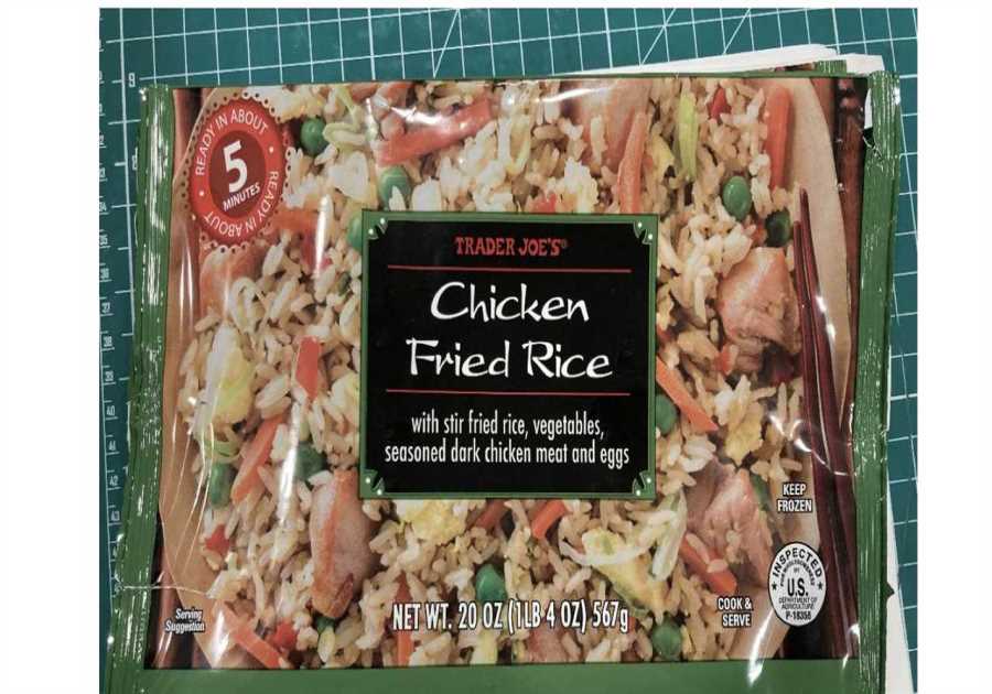 More than 3 million pounds of chicken fried rice -- including Trader Joe's brand -- recalled because of glass