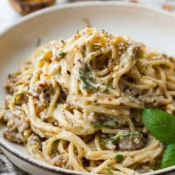 Luscious Sausage Pasta