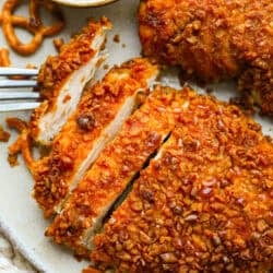 Pretzel Crusted Chicken