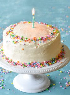 vanilla birthday cake