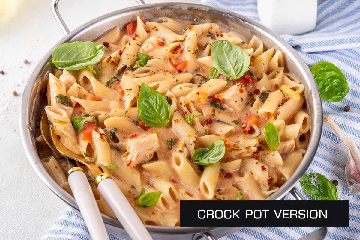 Crockpot Marry Me Chicken with Marry Me Marinara sauce — slow cooker marry me chicken recipe