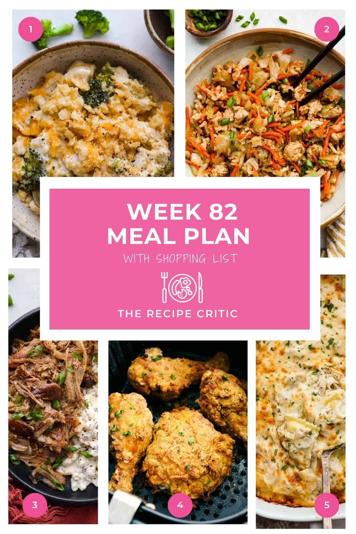 Weekly Meal Strategy # 82.
