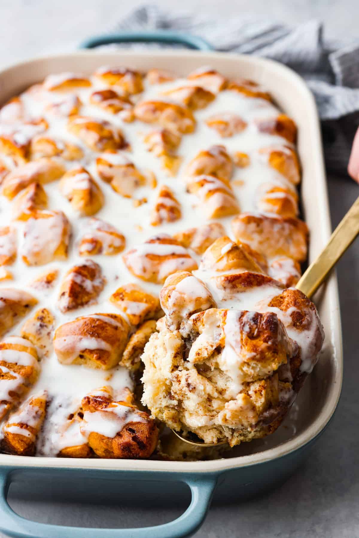 Cinnamon Roll Butter Swim Biscuits