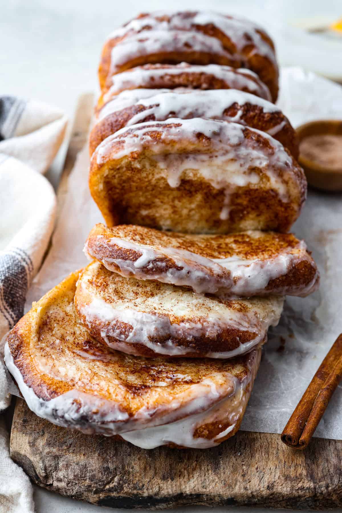 Cinnamon Roll Butter Swim Biscuits