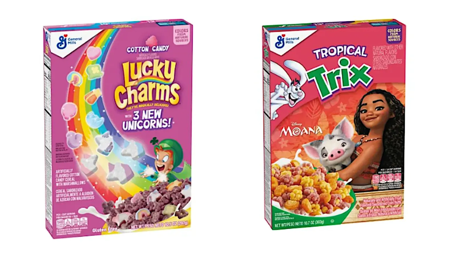 General Mills launches Trix, Lucky Charms cereals with natural colors