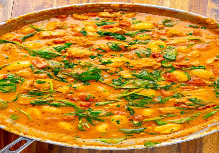 Hen Gnocchi in a Creamy Tomato Sauce