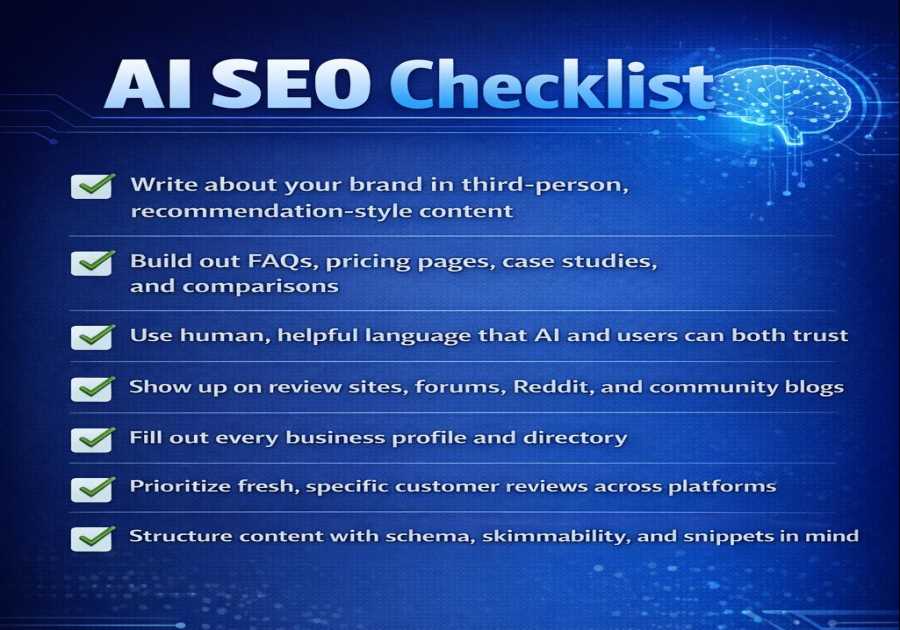 The AI Search Engine Optimization Checklist For Restaurants