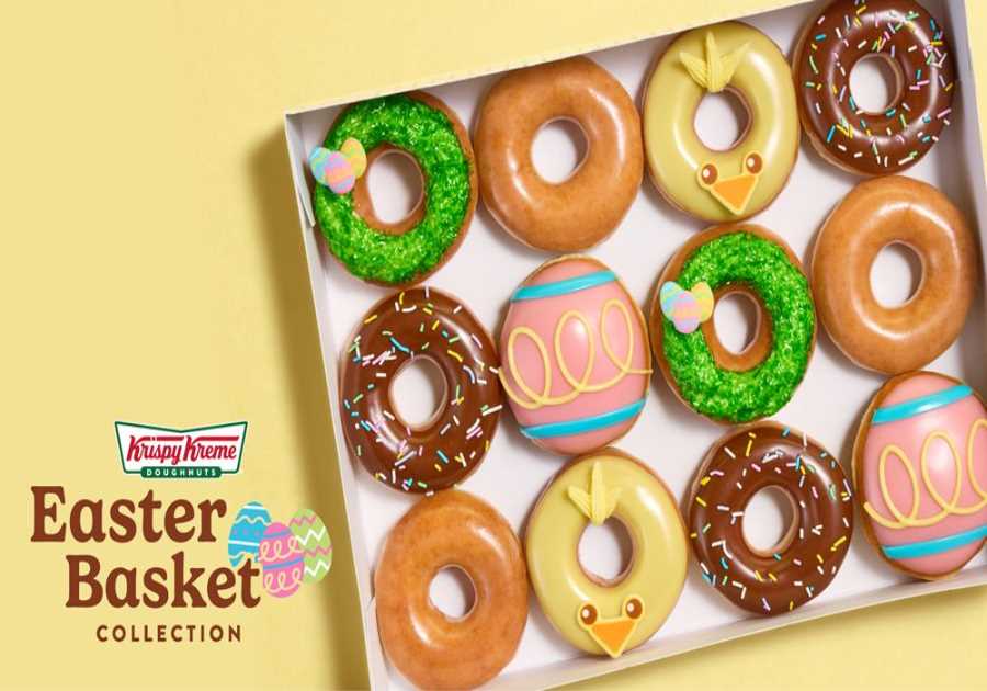 The Hunt is Over! Krispy Kreme is Filling Baskets with Egg-cellent New Easter Doughnuts