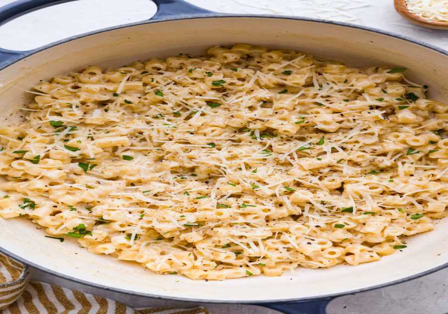 Velvety Garlic Ditalini Pasta