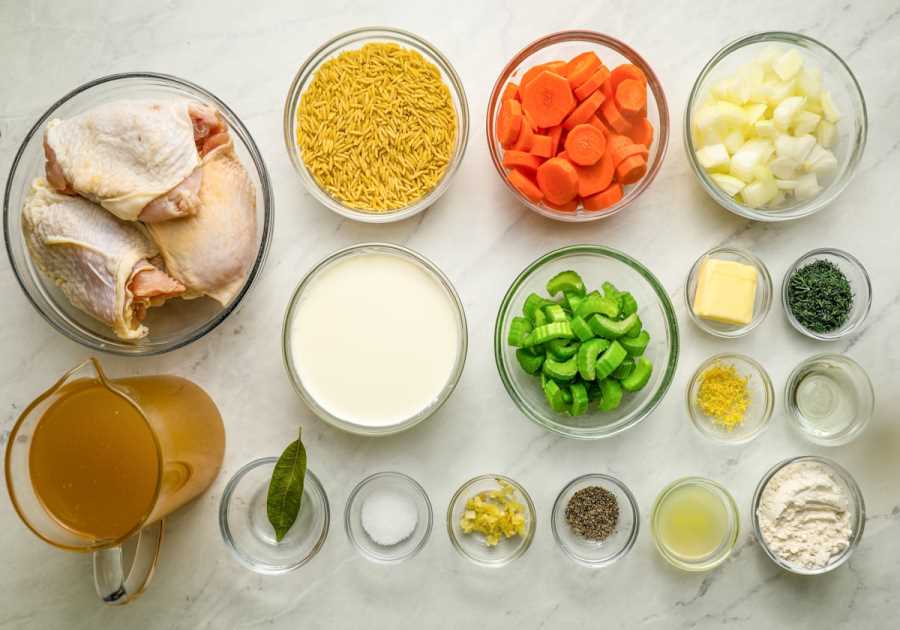 Creamy Lemon Chicken Orzo Soup