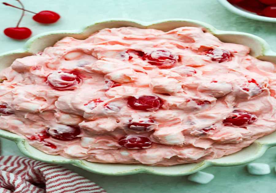 Cherry Cheesecake Fluff Salad