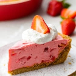No-Bake Strawberry Lotion Pie