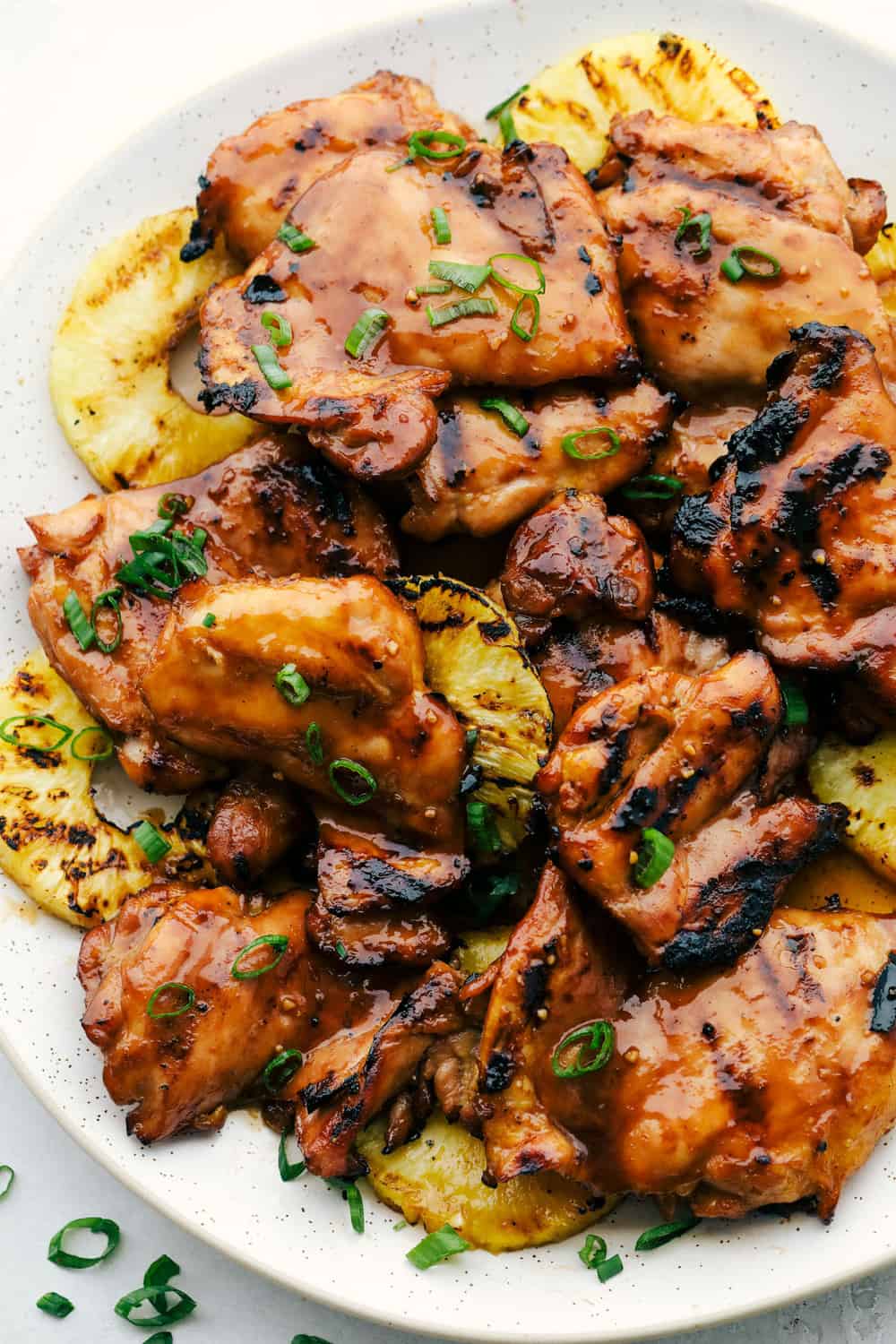 Grilled Honey Lime Cilantro Chicken Thighs
