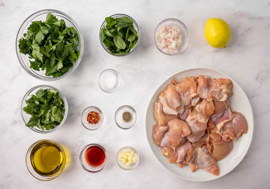 Grilled Chimichurri Poultry Thighs