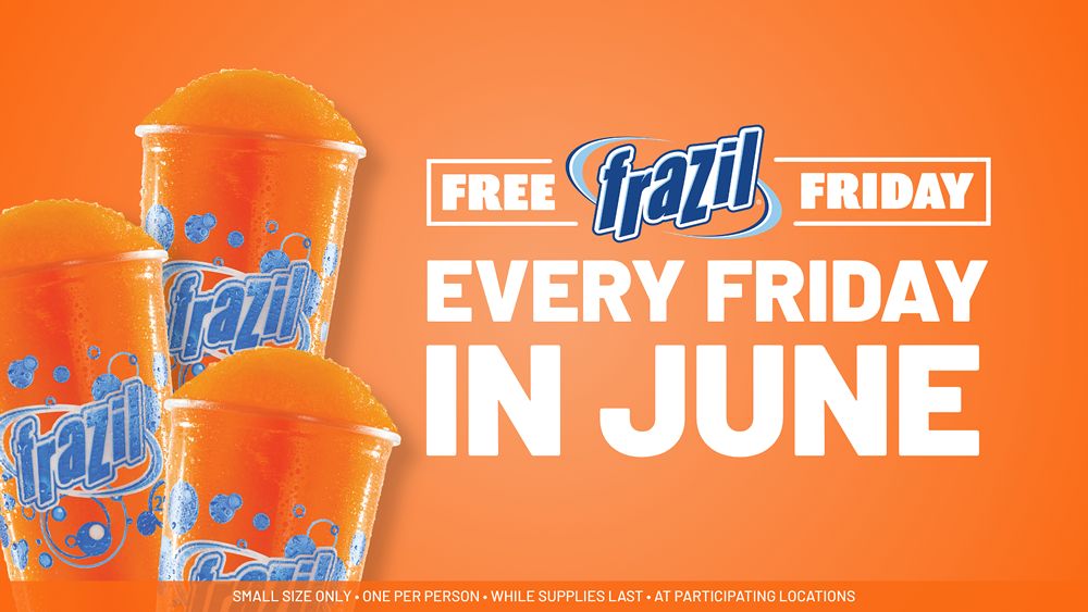 Free Frazil Friday Returns to Kick Off Summer with Millions of Free Slush Drinks