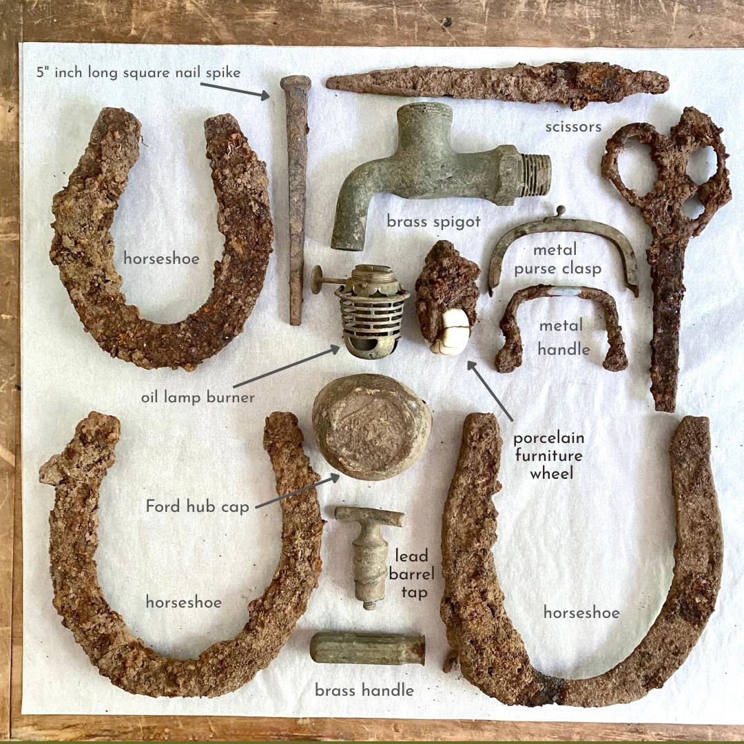 Found Underground: Artifacts Discovered at 1750 Residence