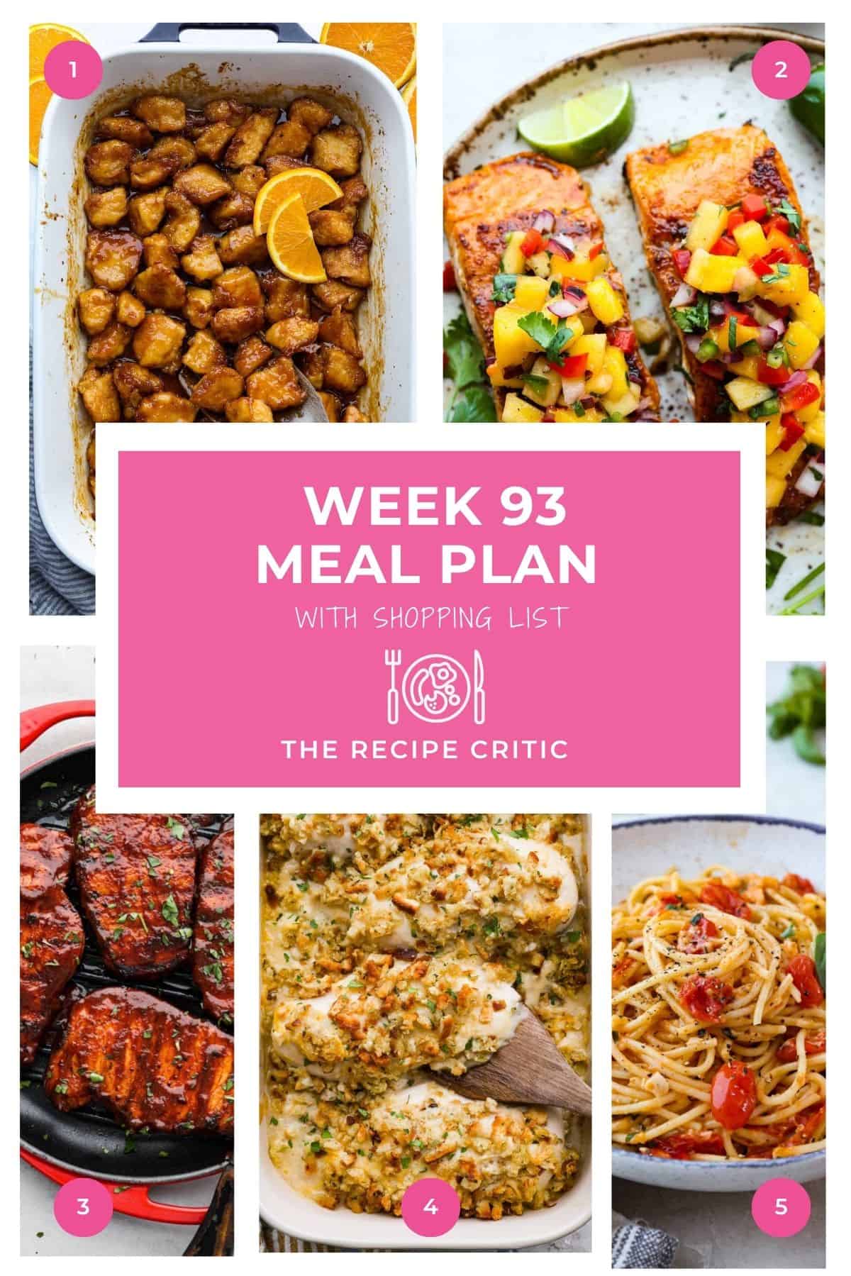 Weekly Dish Plan # 93.