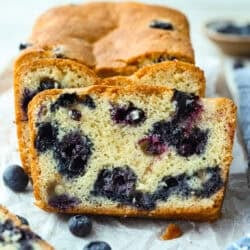 5 Ingredient Blueberry Bread
