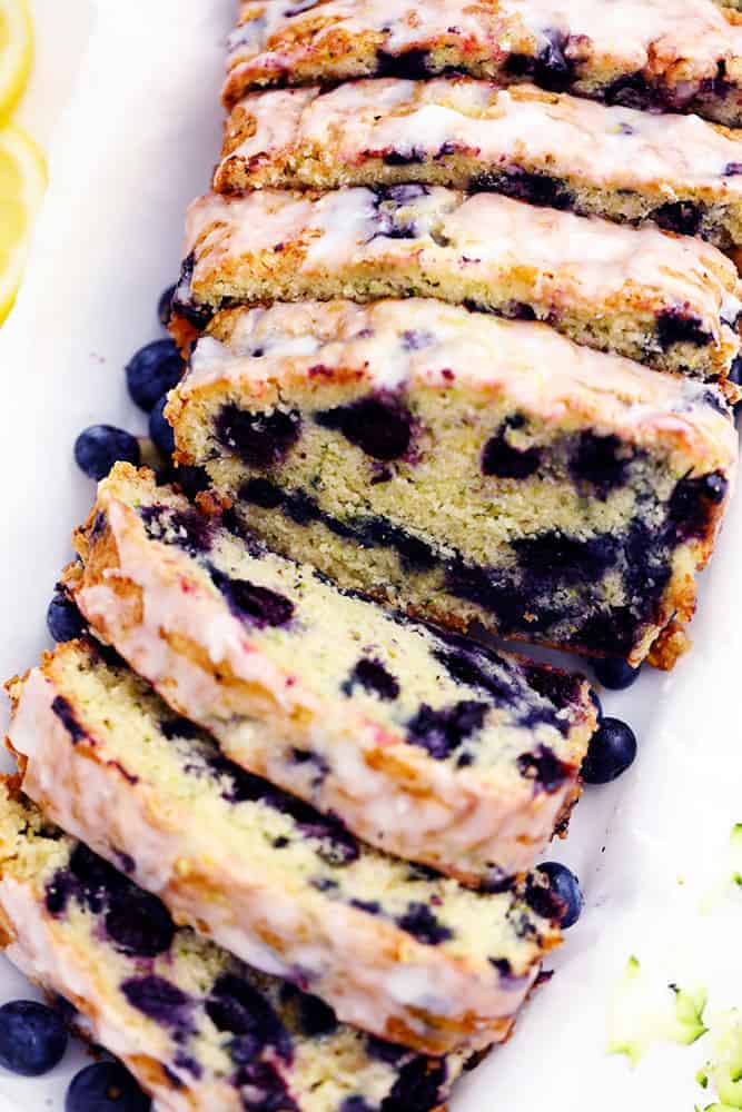 5 Ingredient Blueberry Bread