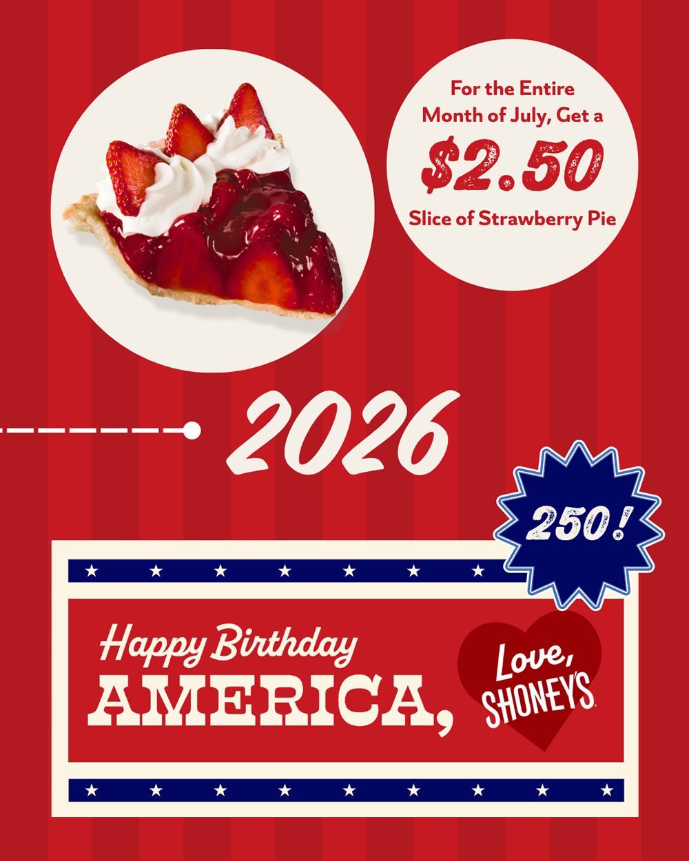 Shoney's Celebrates America's 250th Birthday With a Month-Long 'Declaration of Deliciousness'