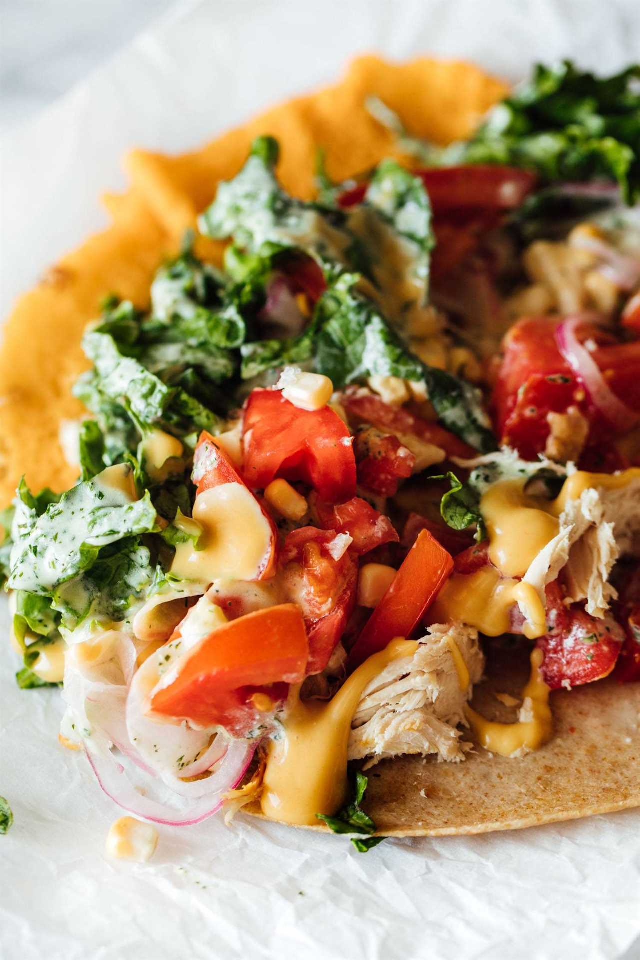 Chicken wrap.