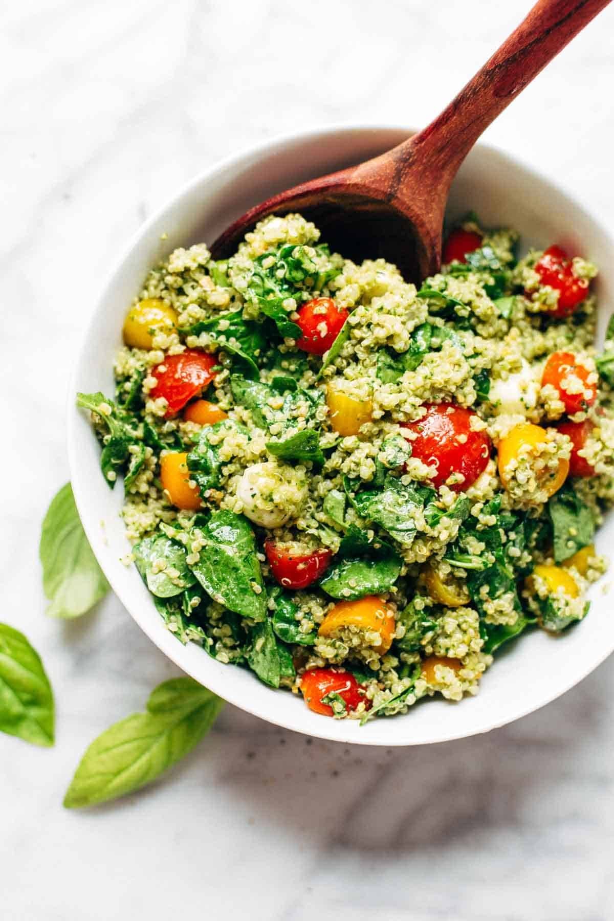 Quinoa summer salad.