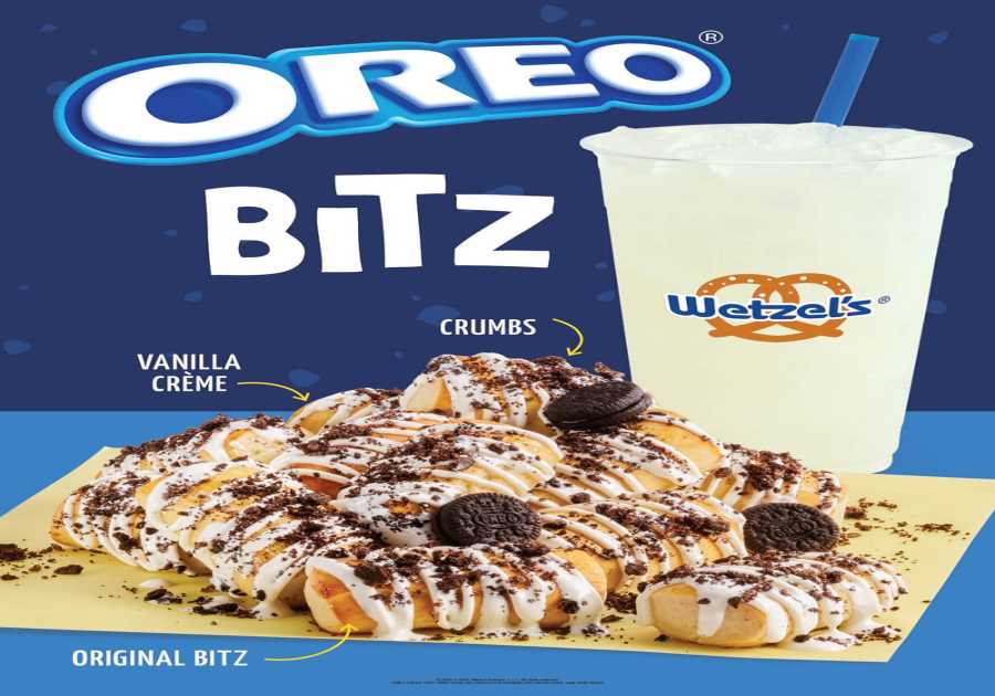 Wetzel’s Pretzels Goes Full Cookies-and-Cream With New OREO Bitz