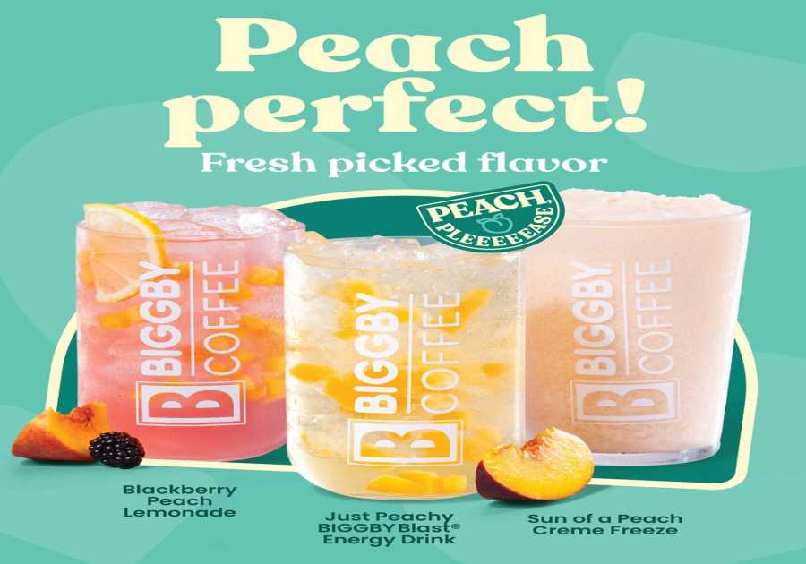 BIGGBY COFFEE is Bringing the Summer Fun with Toasted Campfire Flavors, Refreshing Peach Sips and Fun for the Whole Family