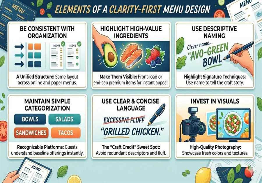 Clarity-First Menus Build Visitor Depend On