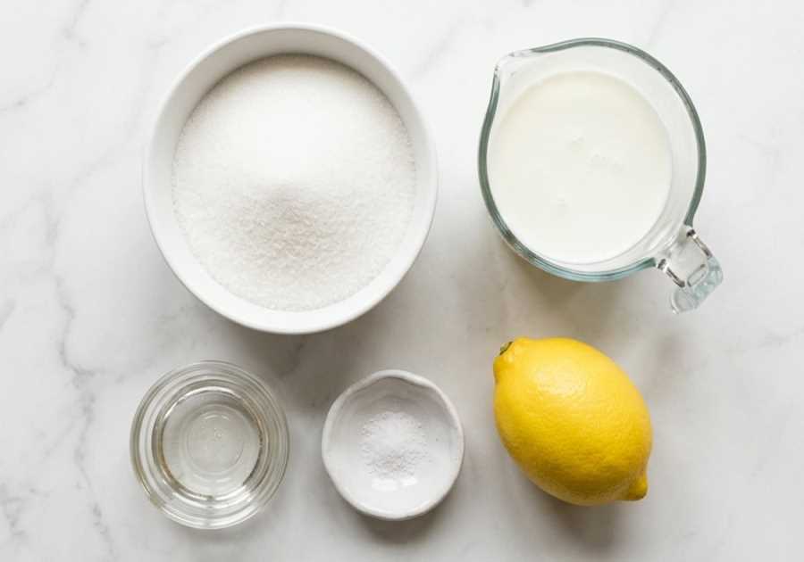 Lemon Buttermilk Sorbet