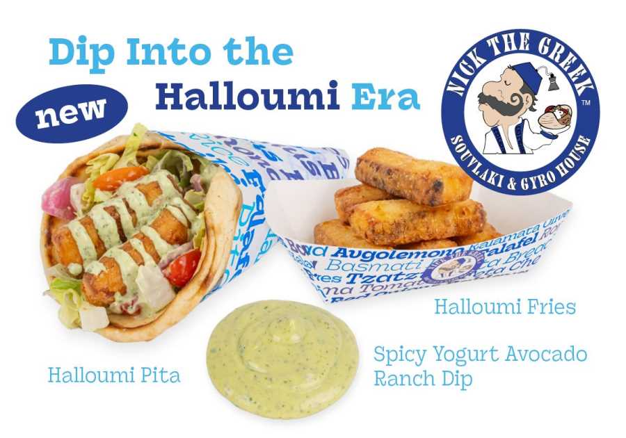 Nick the Greek Gets Extra Cheesy With the Launch of Halloumi Fries and Halloumi Pita