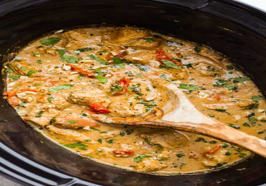 Slow Cooker Thai Peanut Hen