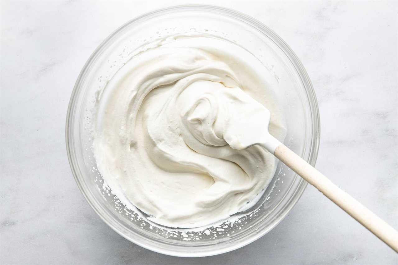 Making cream cheese whipped cream.