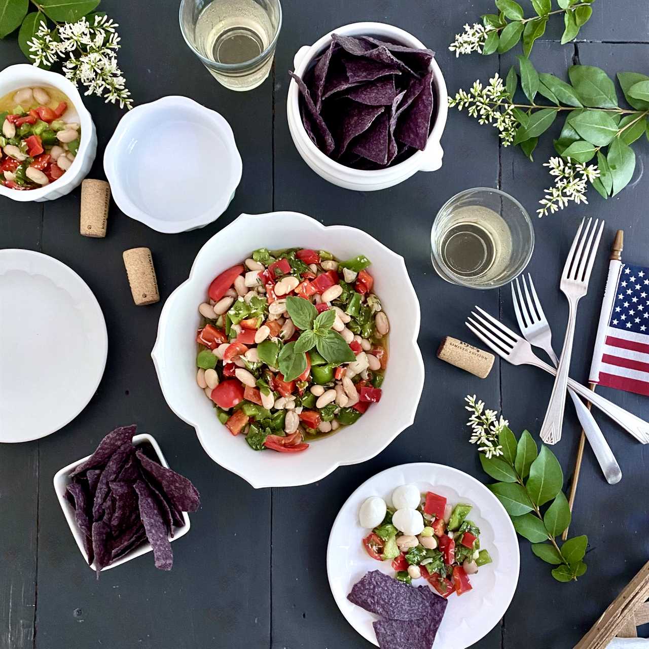 Marinated White Beans: A Cold Vegetarian Summertime Salad Fit for a Holiday Heatwave