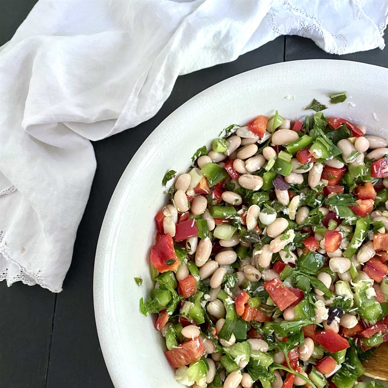 Marinated White Beans: A Cold Vegetarian Summertime Salad Fit for a Holiday Heatwave