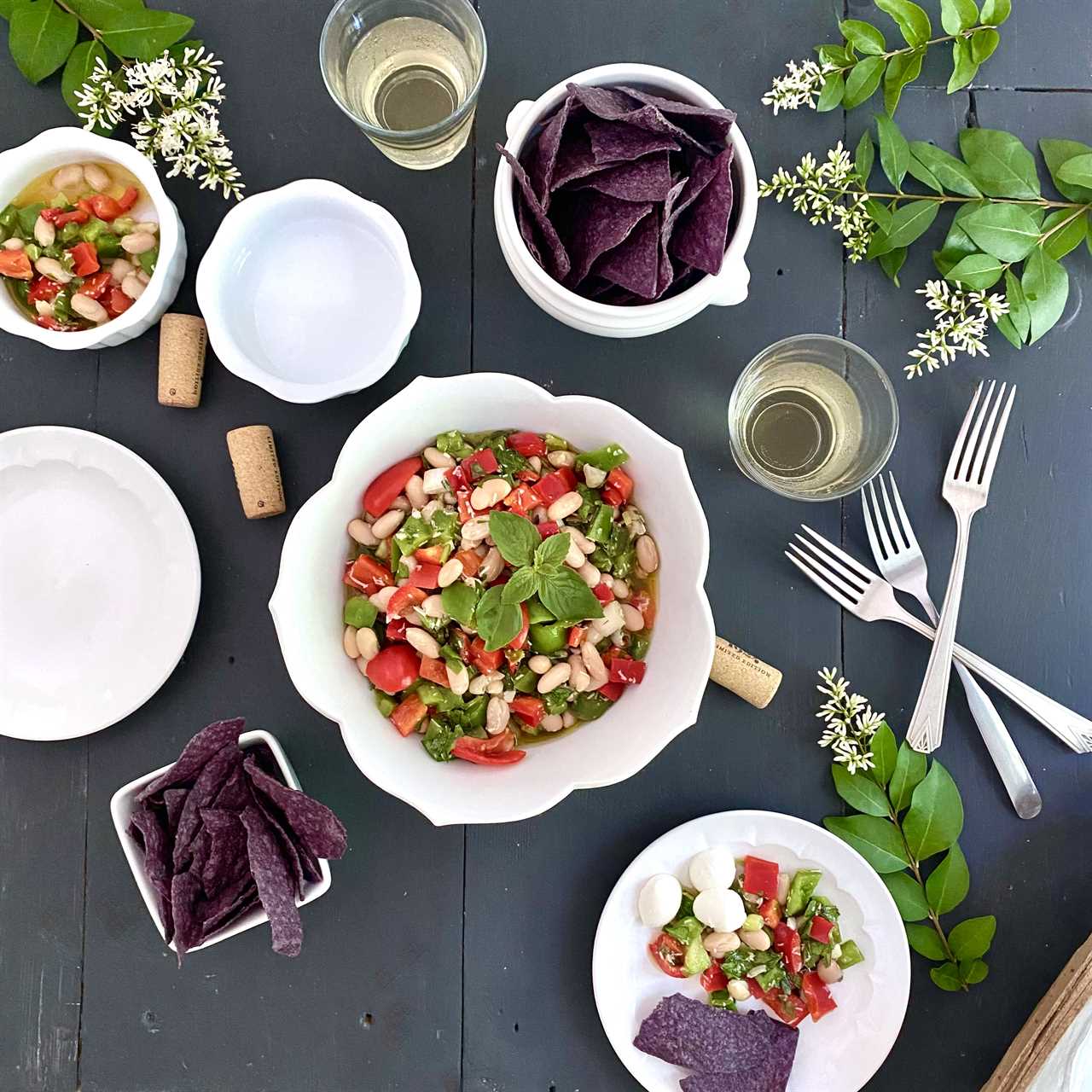 Marinated White Beans: A Cold Vegetarian Summertime Salad Fit for a Holiday Heatwave
