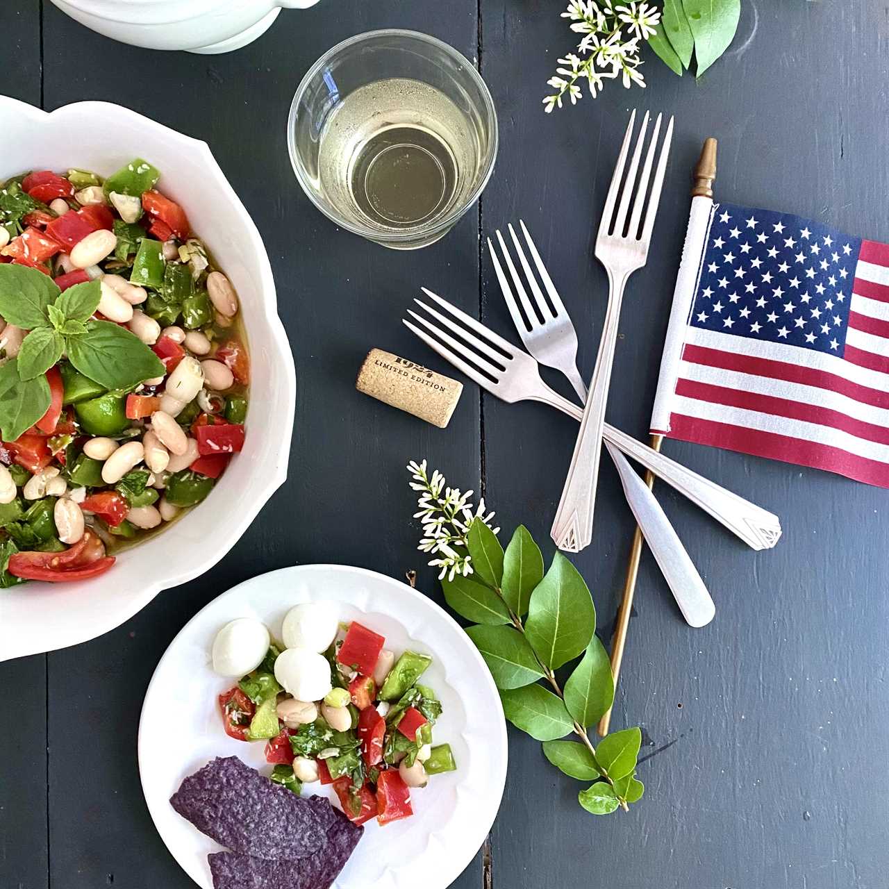 Marinated White Beans: A Cold Vegetarian Summertime Salad Fit for a Holiday Heatwave