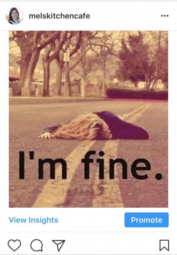I'm fine meme