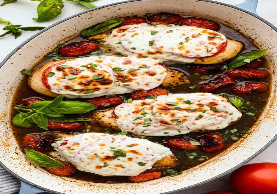 Baked Caprese Chicken