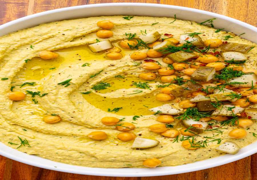 Dill Pickle Hummus