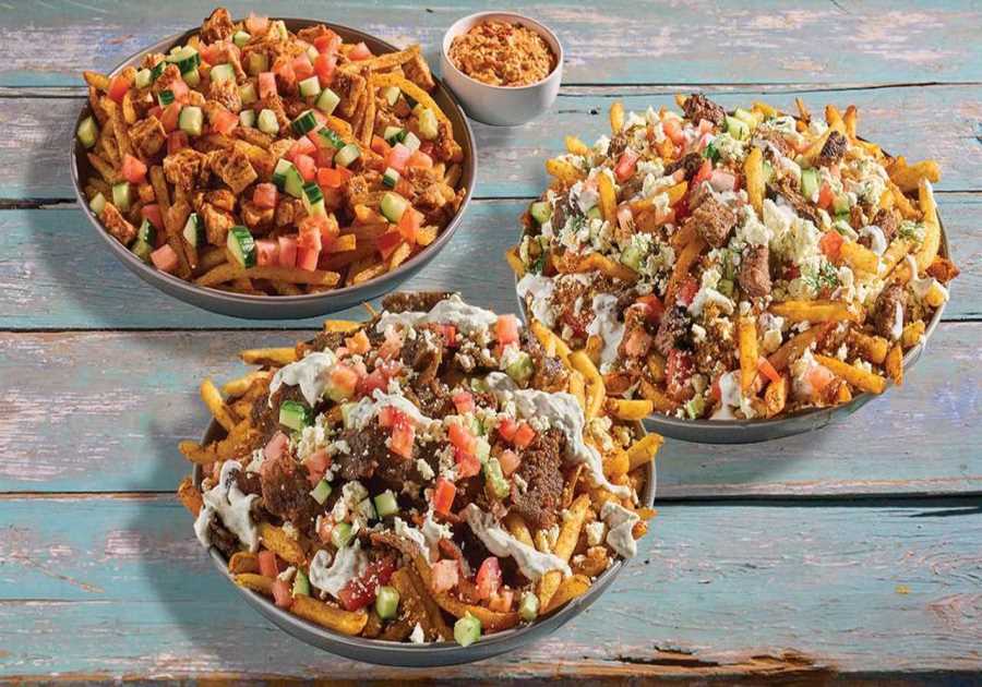 Garbanzo Mediterranean Fresh Debuts New Loaded French Fries Featuring Dual Parts of Protein