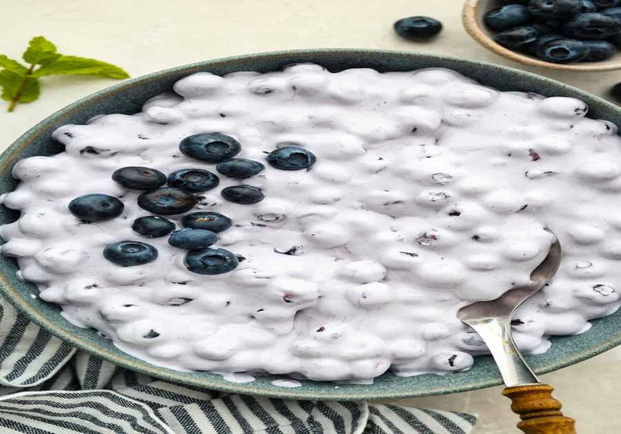 3 Component Blueberry Fluff