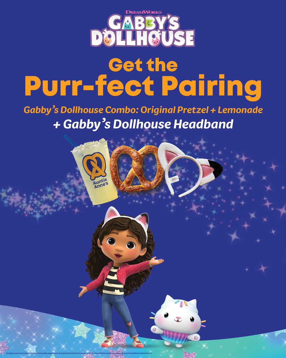 Auntie Anne's Launches First Ever Global Partnership With DreamWorks Gabby's Dollhouse
