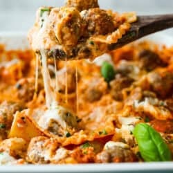 Careless Meatball Pasta