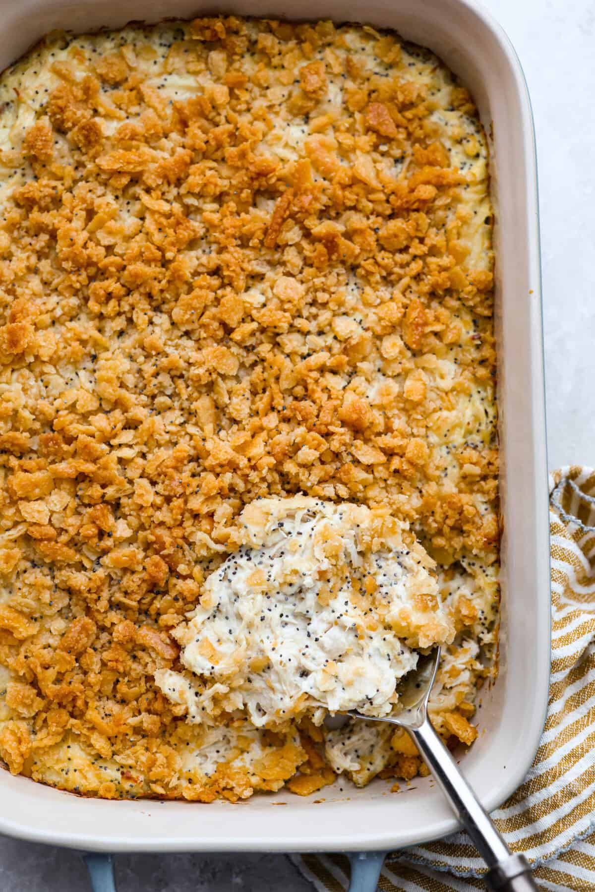 Poppy seed chicken casserole.