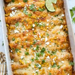 Road Corn Chicken Enchiladas