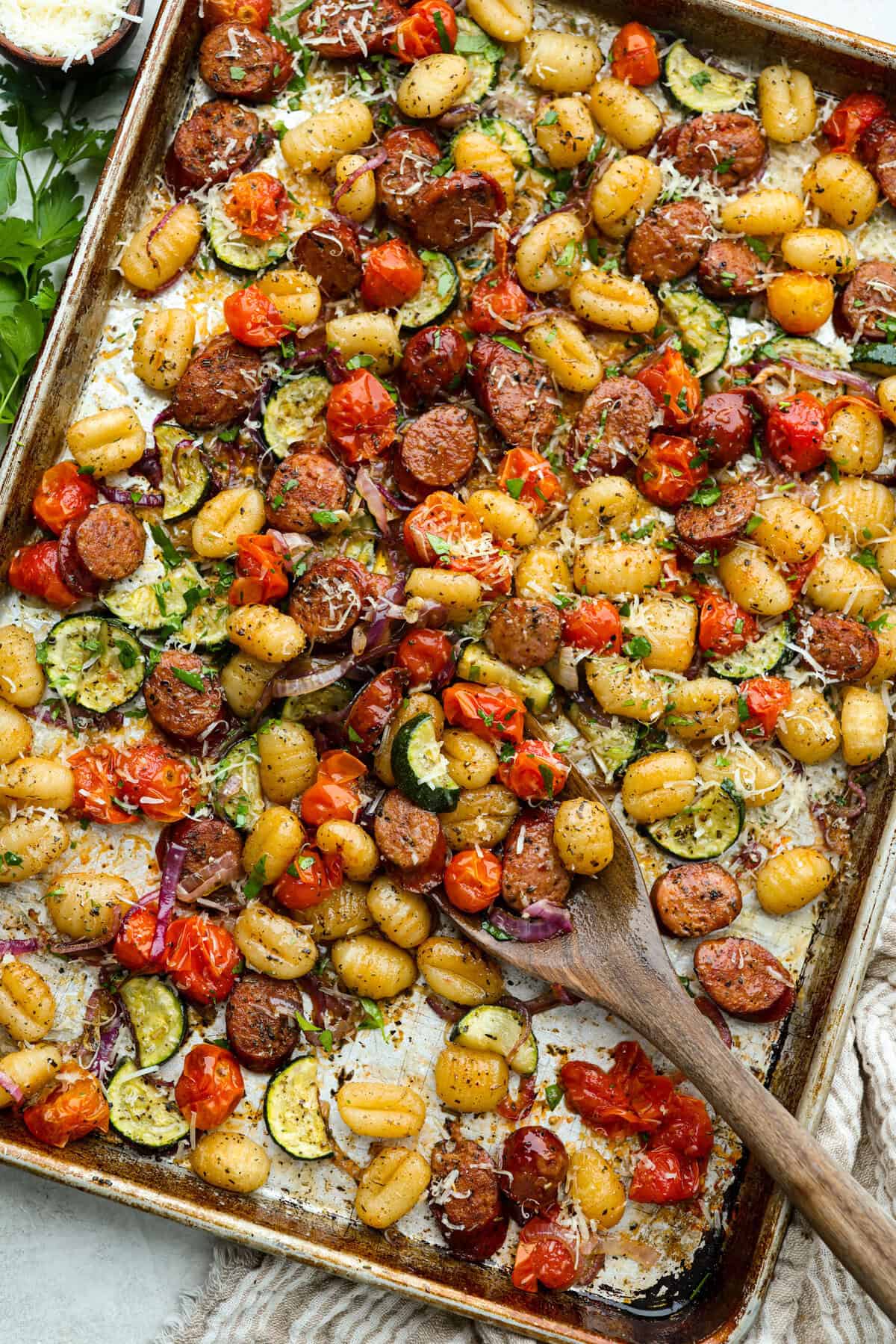 Sheet Frying Pan Gnocchi