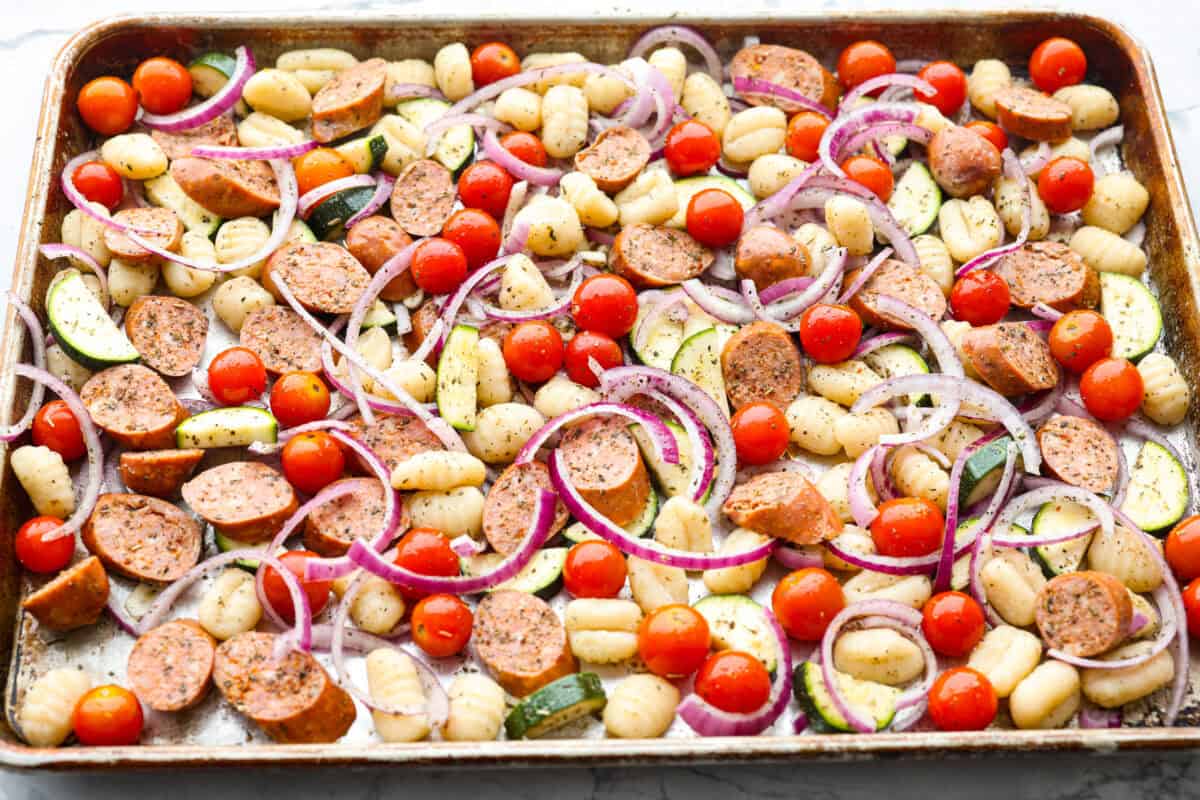 Sheet Frying Pan Gnocchi