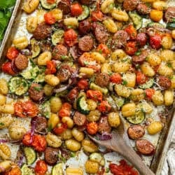 Sheet Frying Pan Gnocchi
