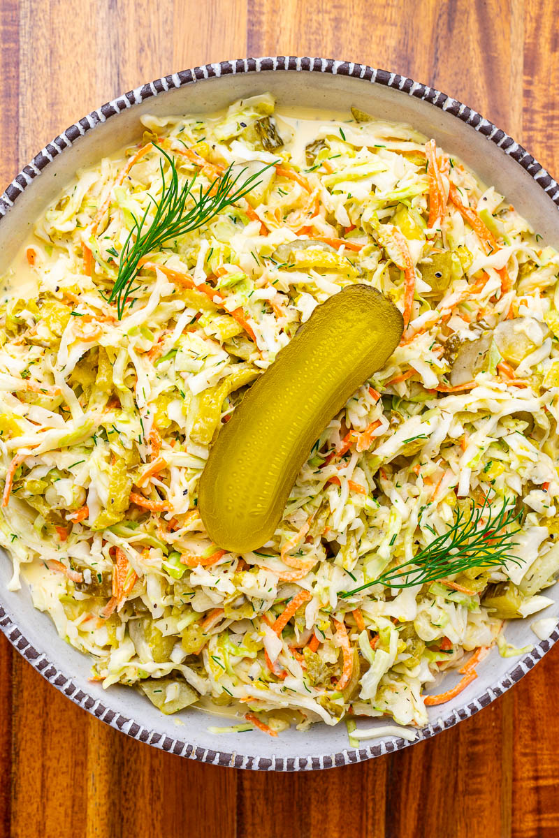 Dill Pickle Coleslaw